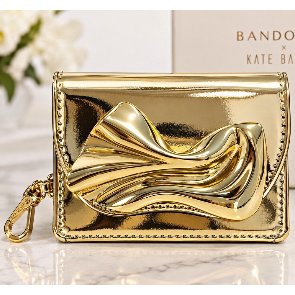Bandolier x Kate Barton Limited Edition Gold Card Wallet Card Holder